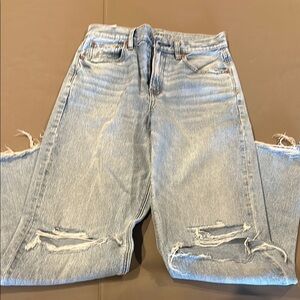 American eagle Distressed Light Blue Women's Jeans